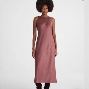 NWT Madewell Brown Sleeveless Maxi Dress